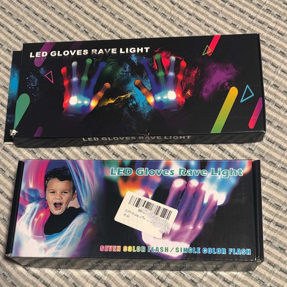 LED Gloves Rave Light